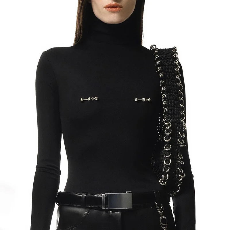 Essential Long Sleeve Turtleneck Tee