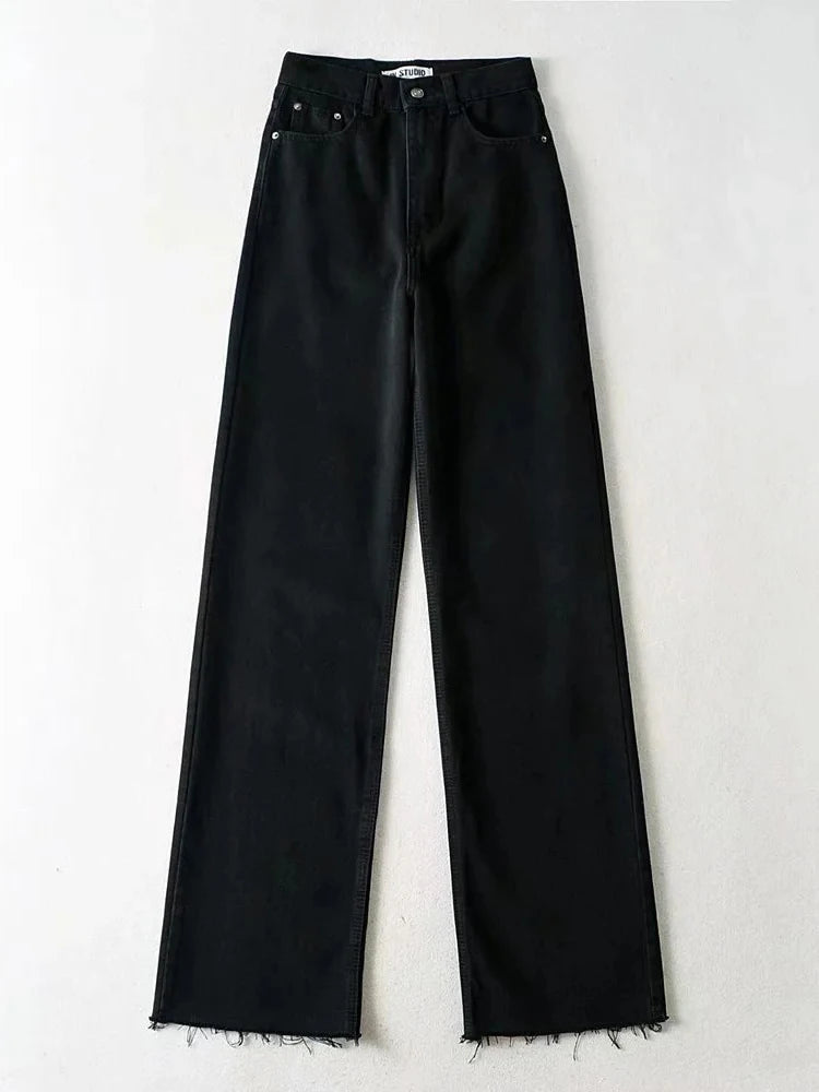 High Waist Baggy Jeans