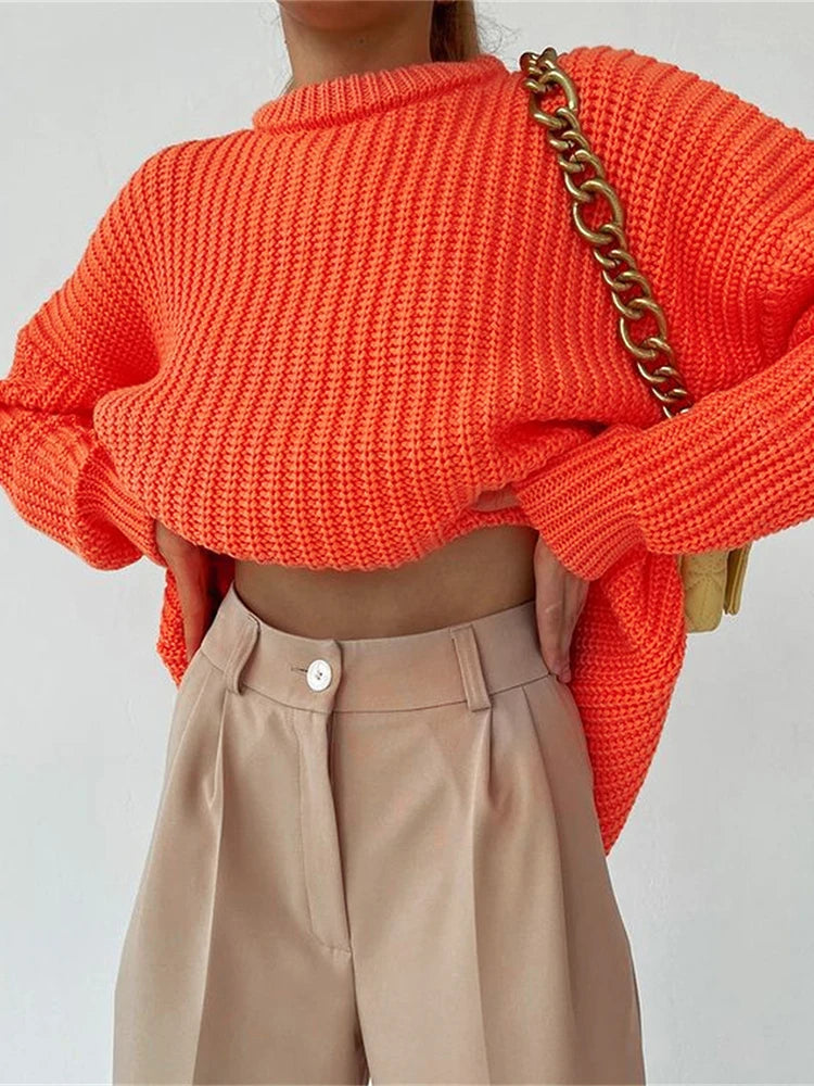 Knitted Oversized Pullover Sweater
