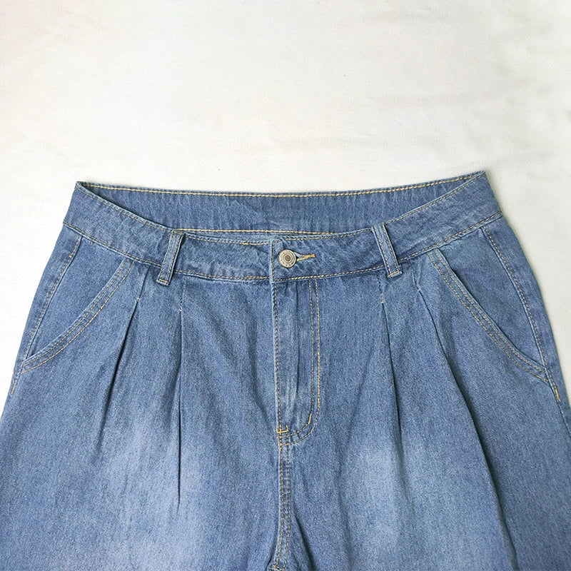High-Waisted Wide Leg Jeans