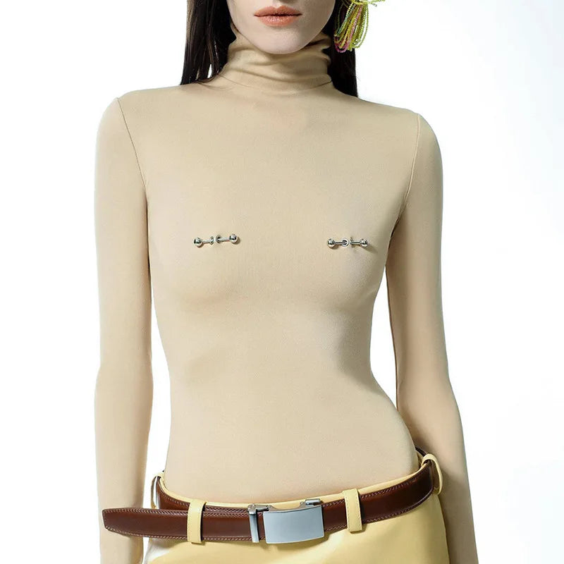 Essential Long Sleeve Turtleneck Tee