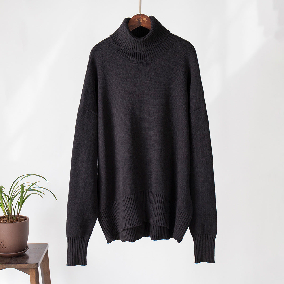 Turtleneck Oversized Casual Knitted Sweater