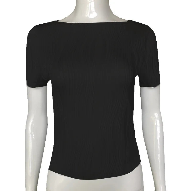 Ruched Long Sleeve Cropped Top