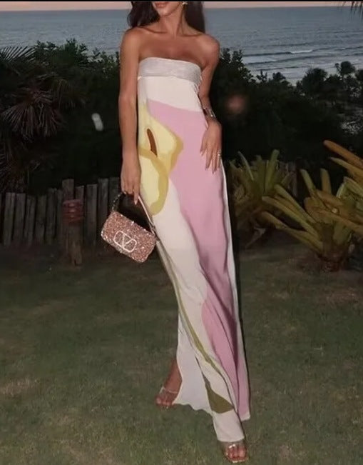Floral Bandeau Dress