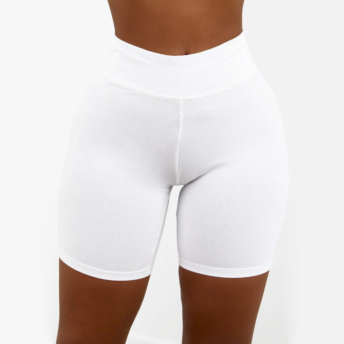 High-Waist Solid Color Yoga Leggings