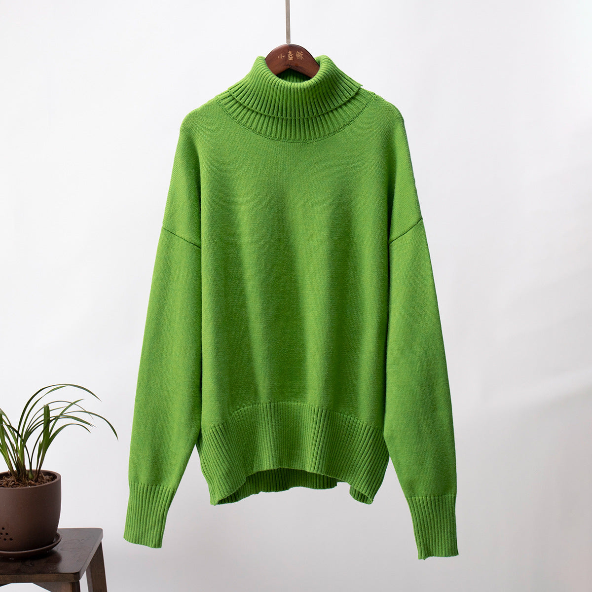 Turtleneck Oversized Casual Knitted Sweater