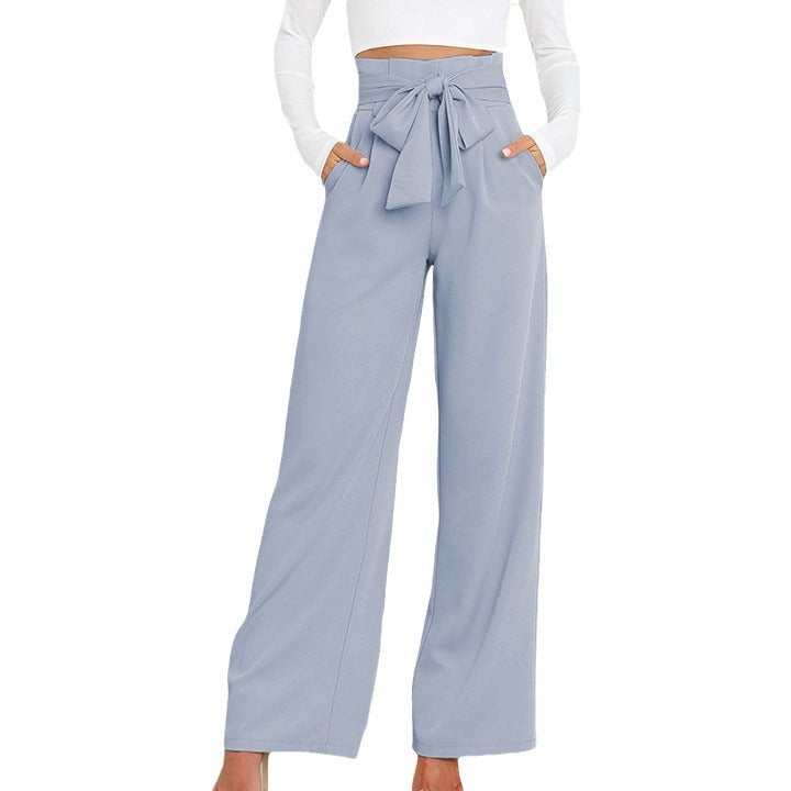 Wide-Leg Trousers Business Formal Pants