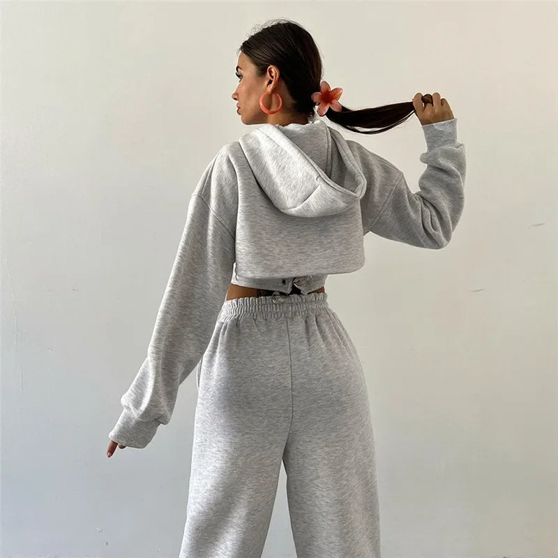 Hooded Corset Top and Pant Set