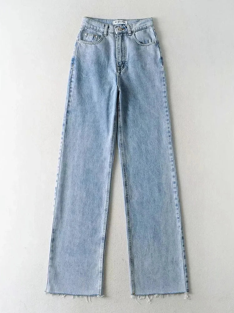 High Waist Baggy Jeans
