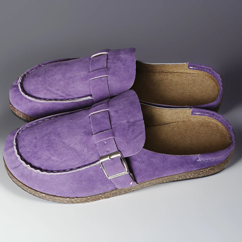 Round Head Low Heel Sandals
