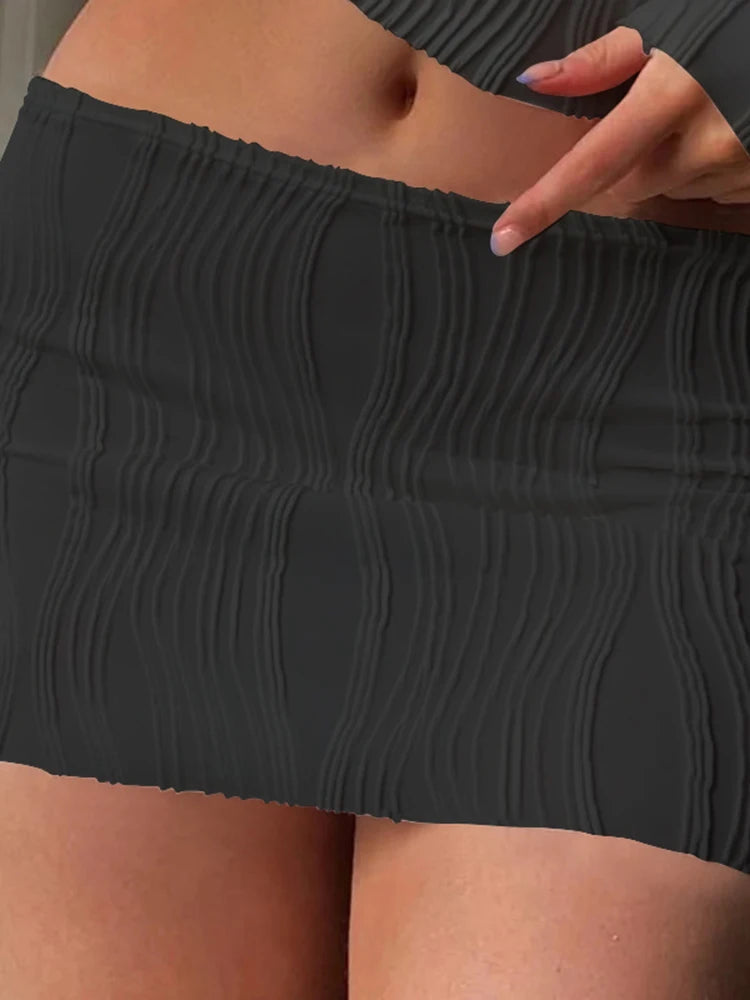 Ruched Long Sleeve Cropped Top