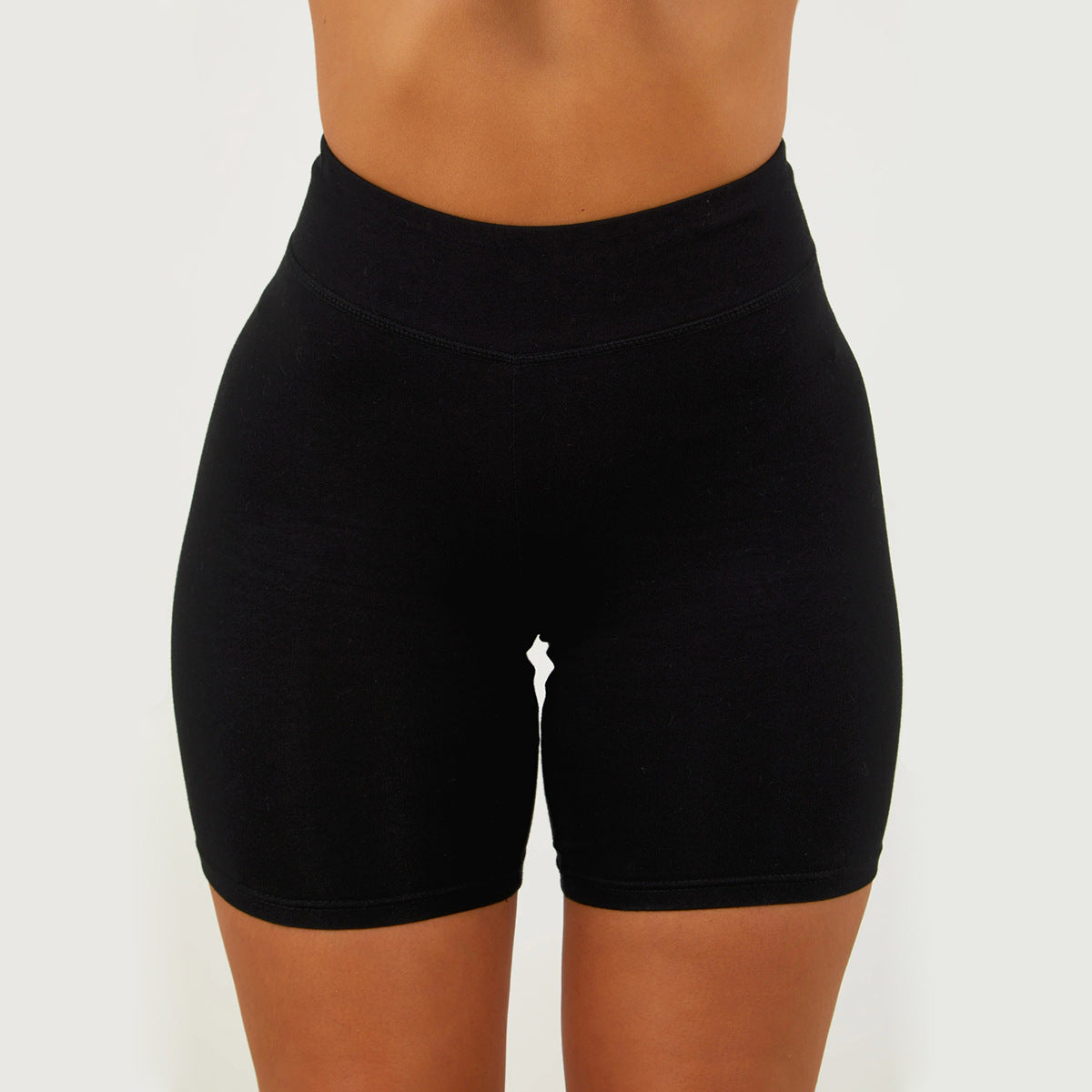 High-Waist Solid Color Yoga Leggings