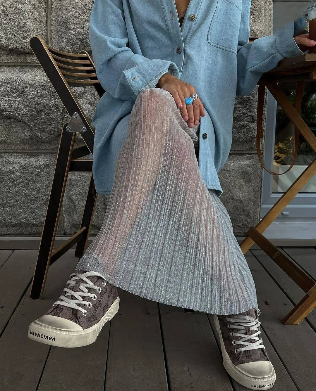 Pleated Skirt