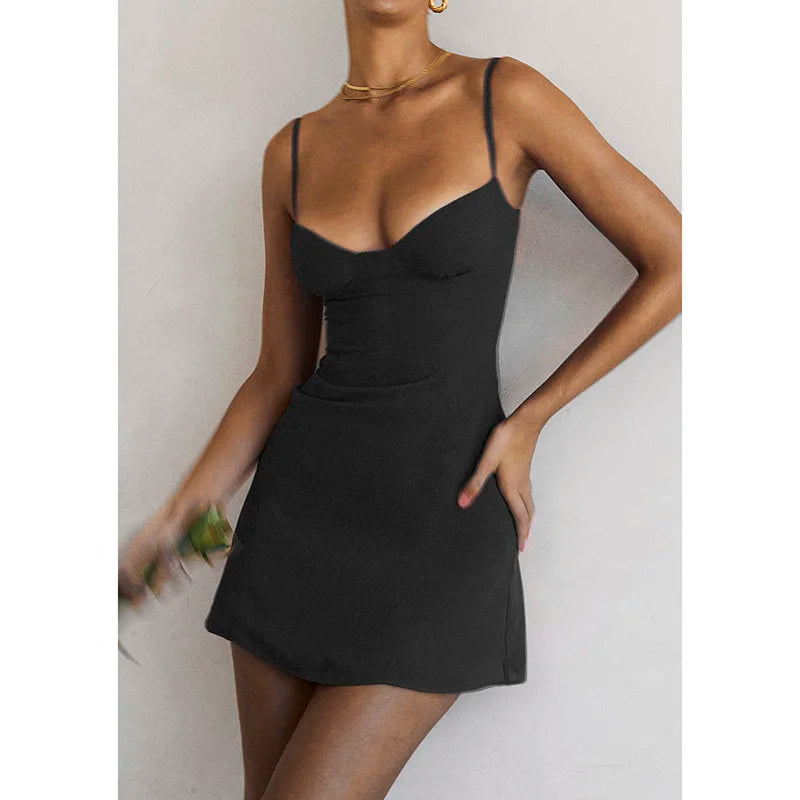 Strappy Sleeveless Mini Dress