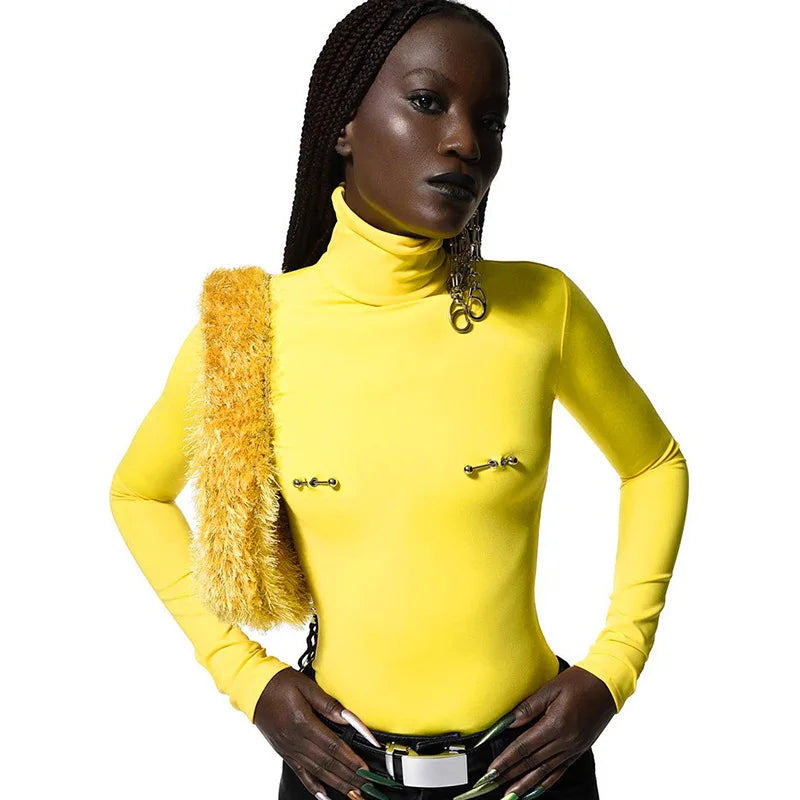 Essential Long Sleeve Turtleneck Tee