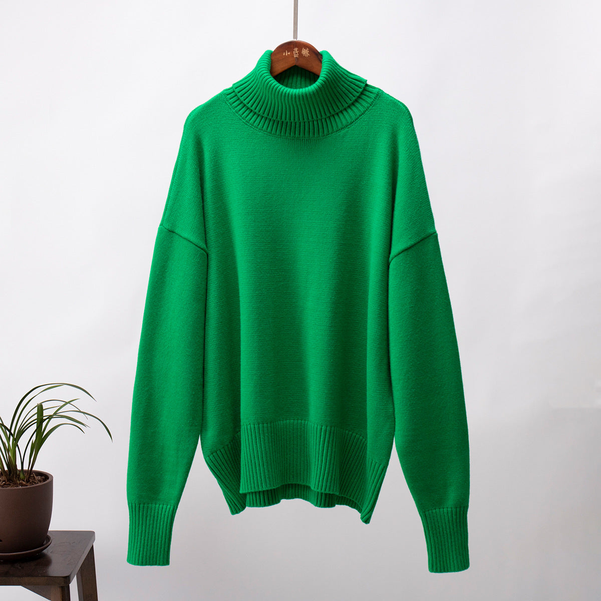 Turtleneck Oversized Casual Knitted Sweater