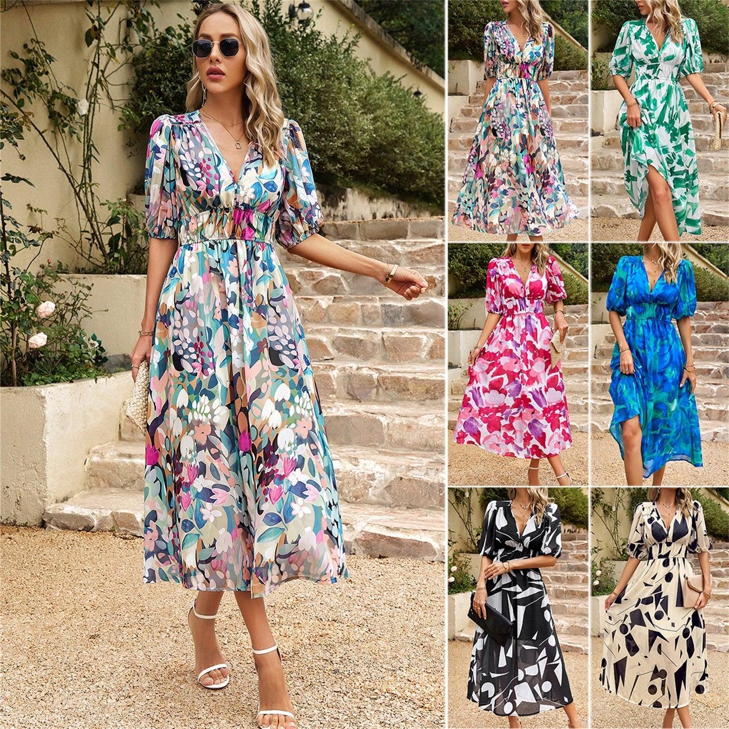 V-Neck Dress