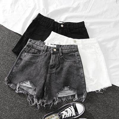 High-Waisted Denim Shorts