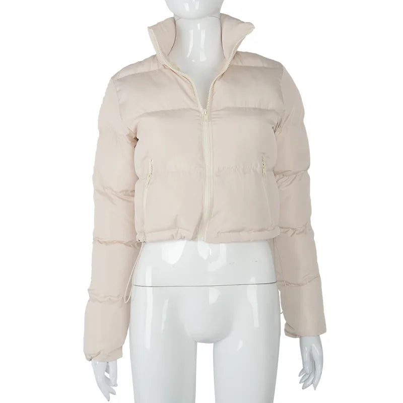 Solid Down Puffer Jacket - Fall/Winter Coat