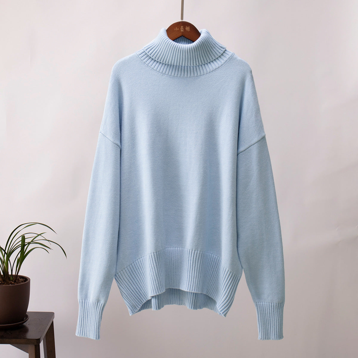 Turtleneck Oversized Casual Knitted Sweater