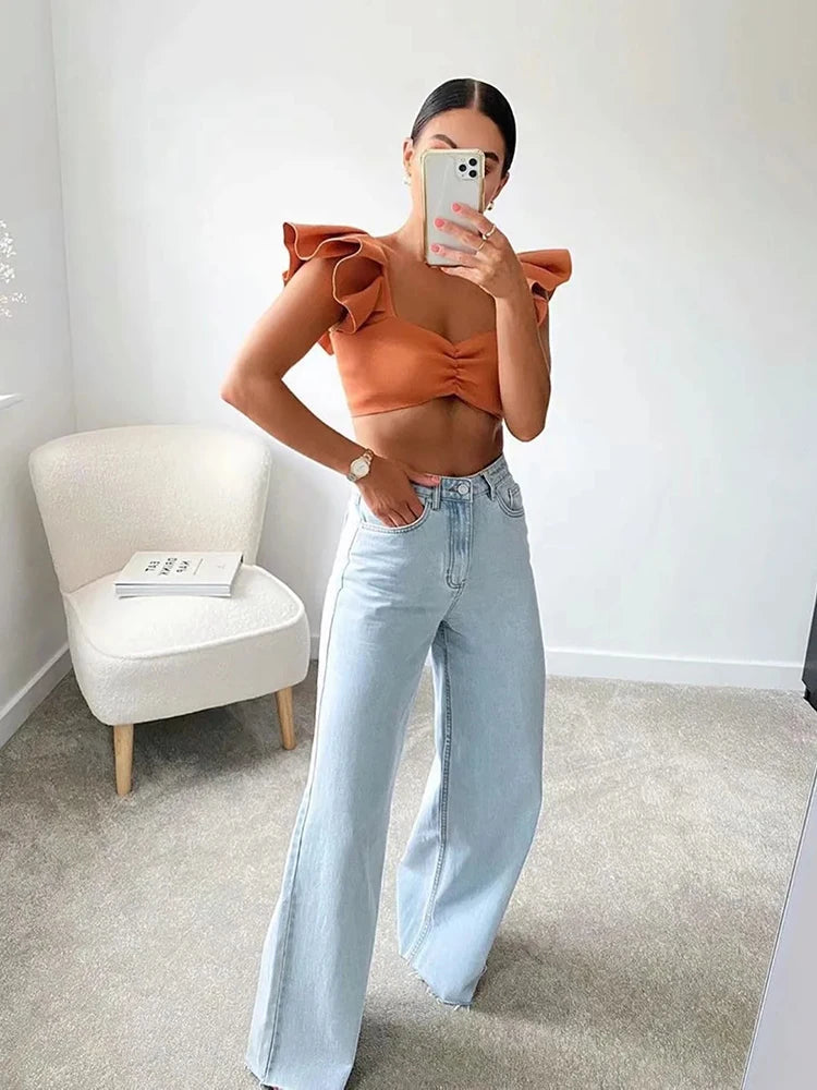 High Waist Baggy Jeans