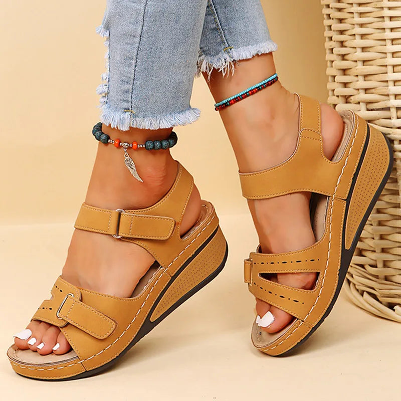 Peep-Toe Sandals