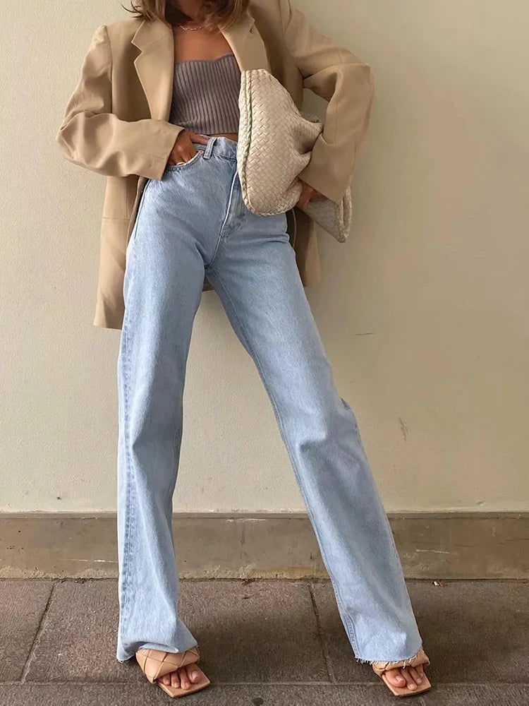 High Waist Baggy Jeans