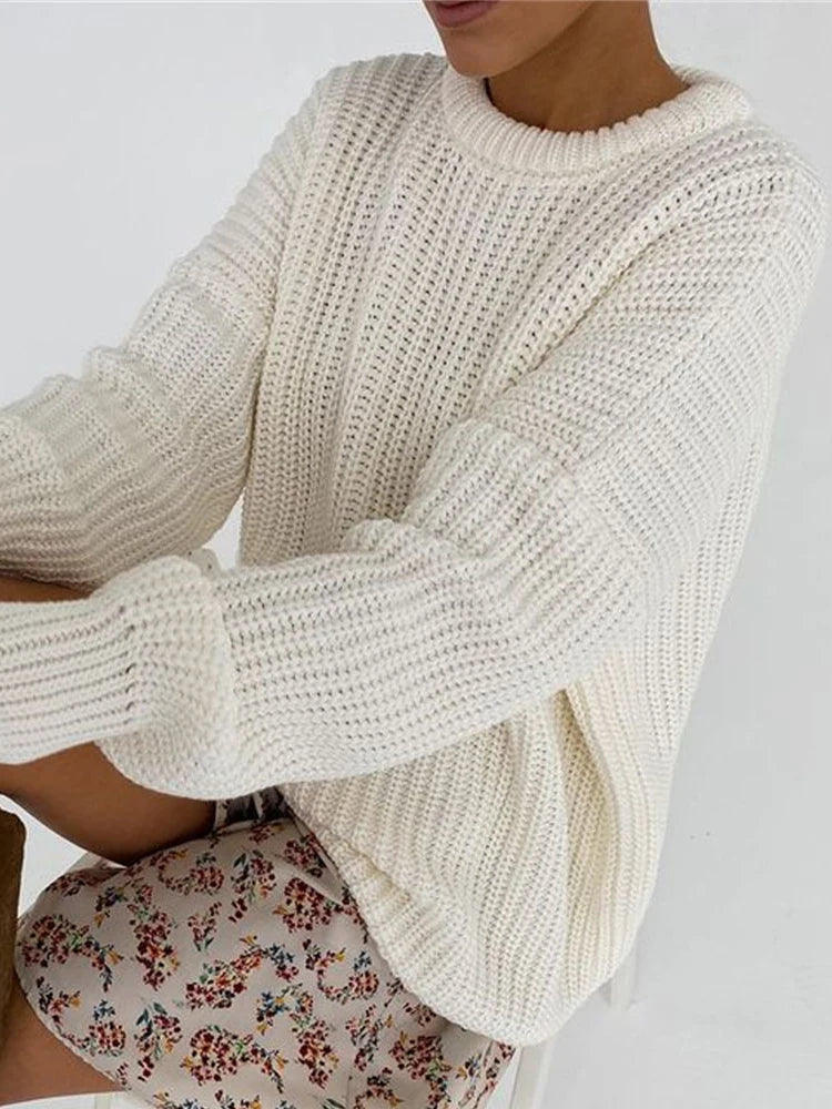 Knitted Oversized Pullover Sweater