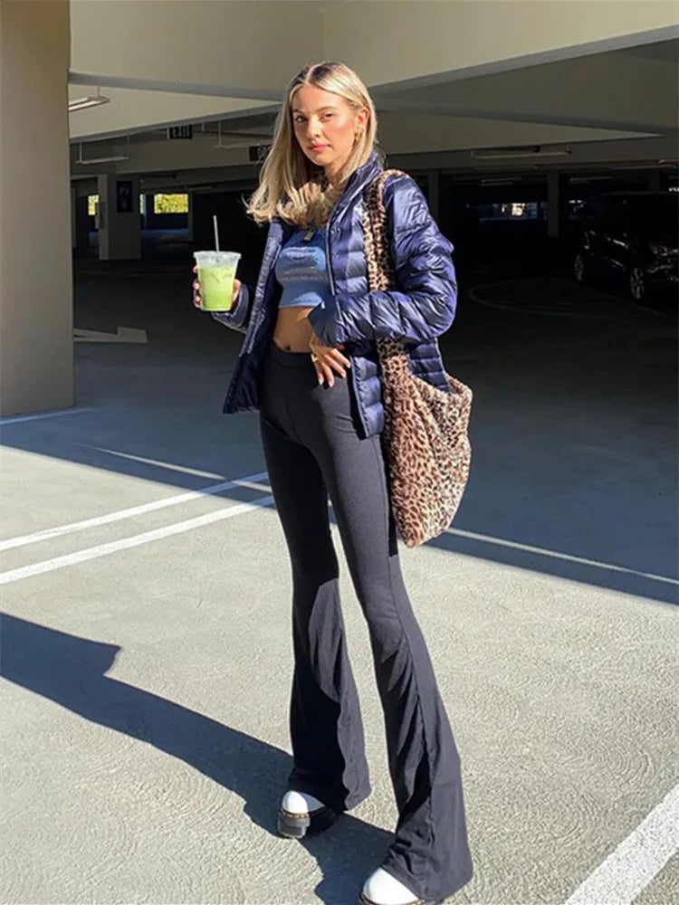 High Waist Flared Pants