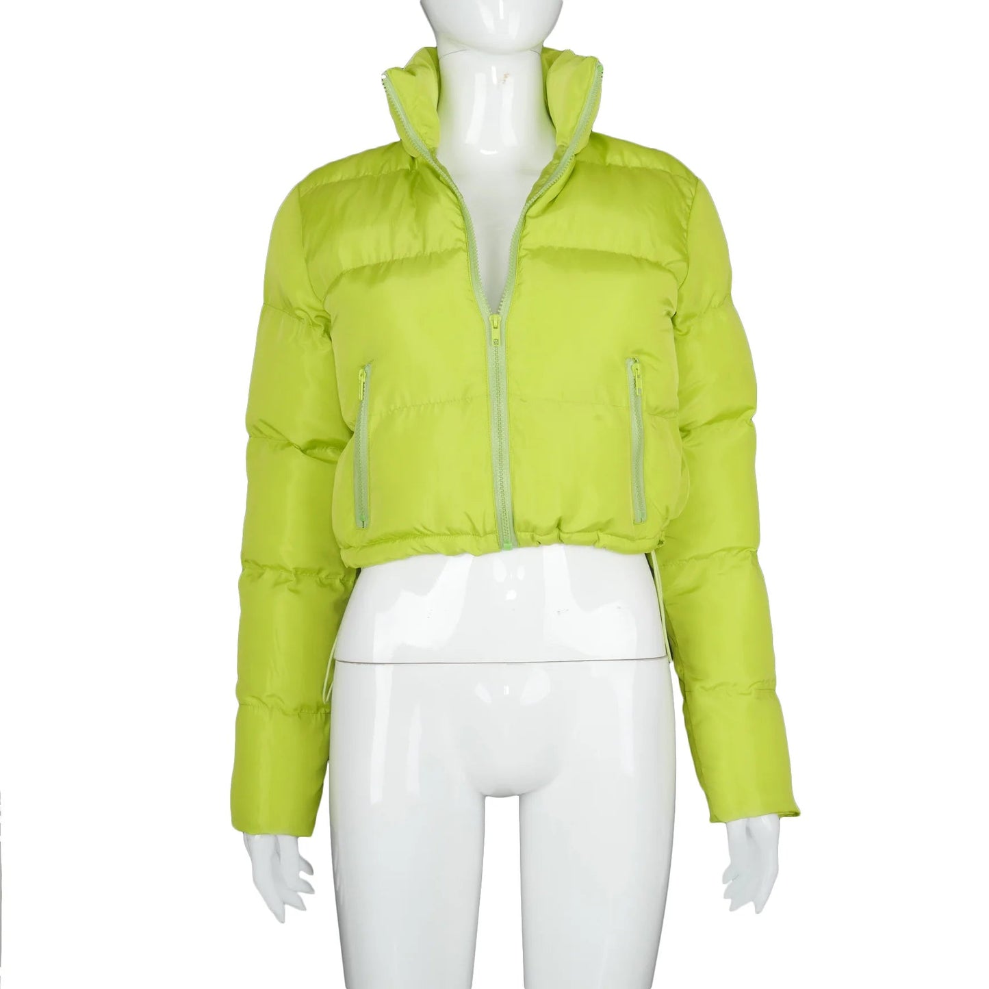 Solid Down Puffer Jacket - Fall/Winter Coat