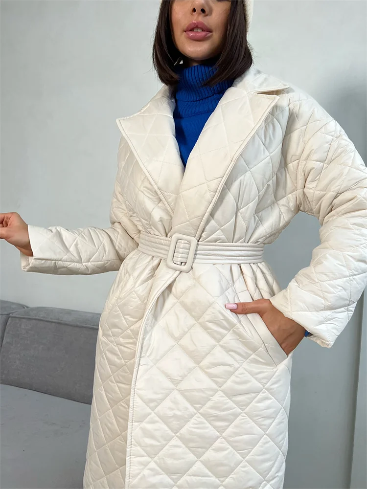 Fall Winter Long Sleeve Parkas Quilted Coats and Jackets