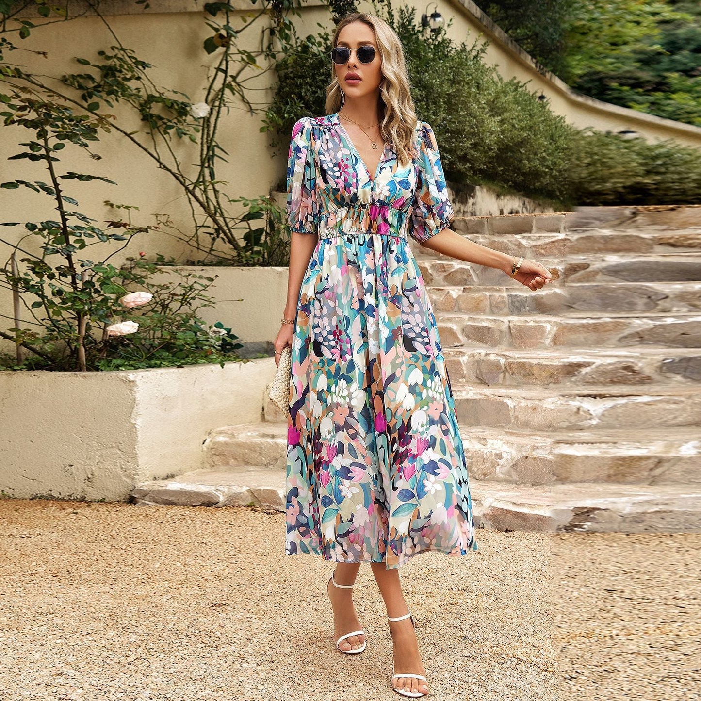 V-Neck Dress