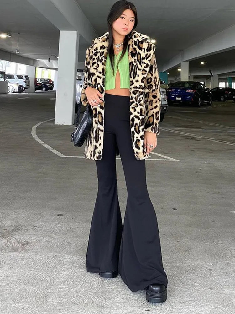 High Waist Flared Pants