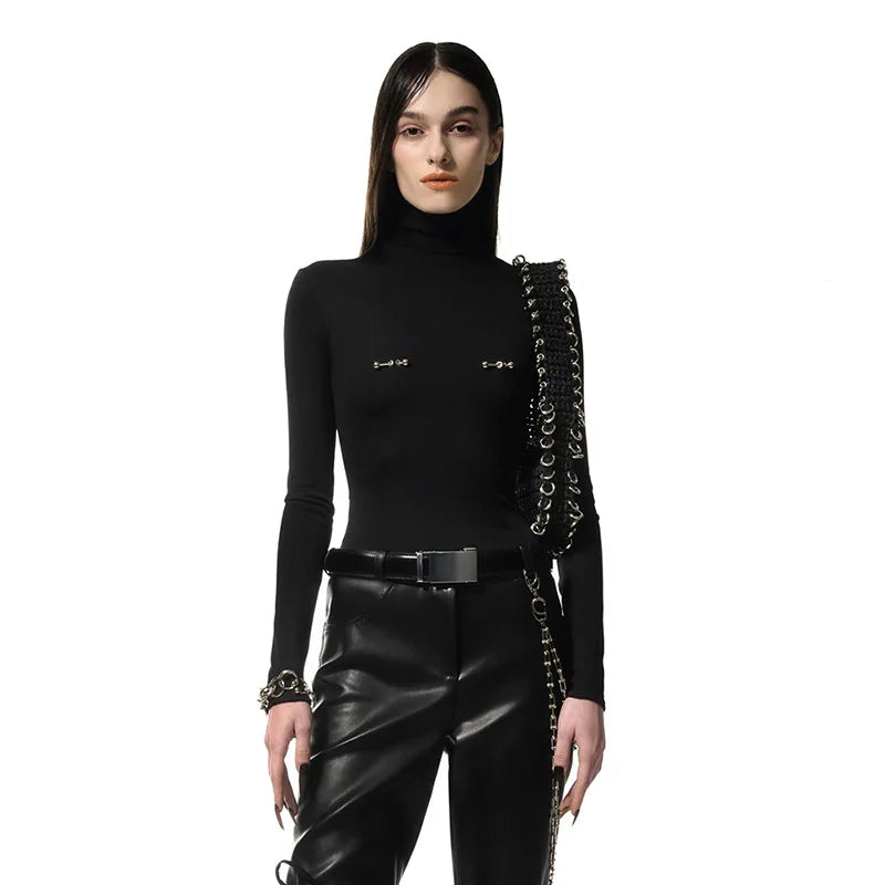 Essential Long Sleeve Turtleneck Tee