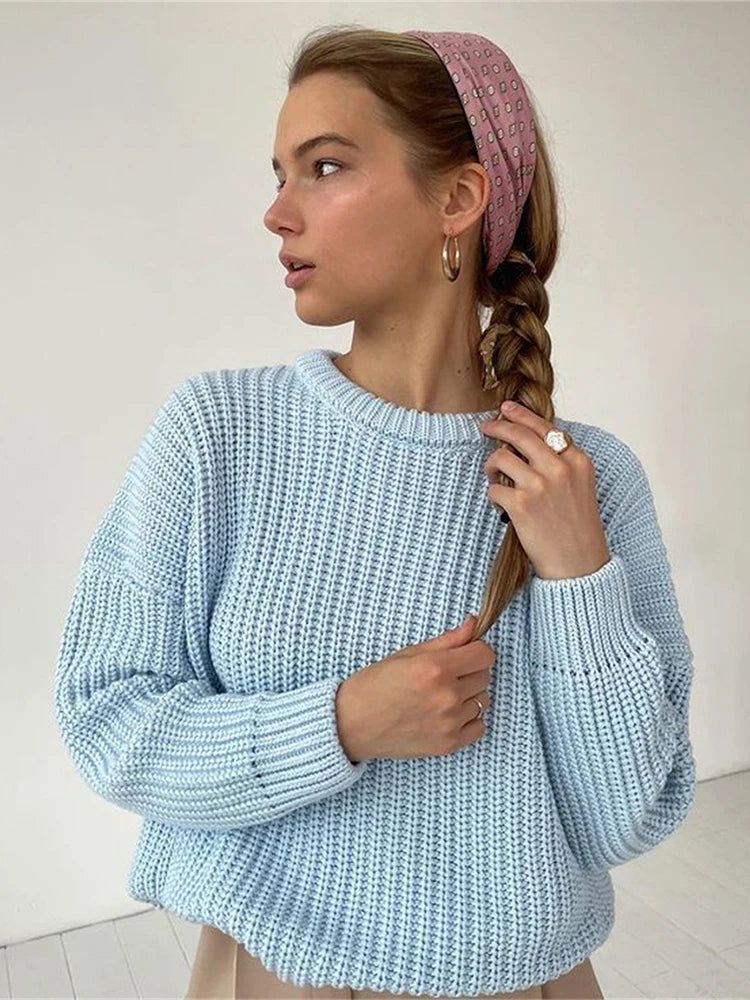 Knitted Oversized Pullover Sweater