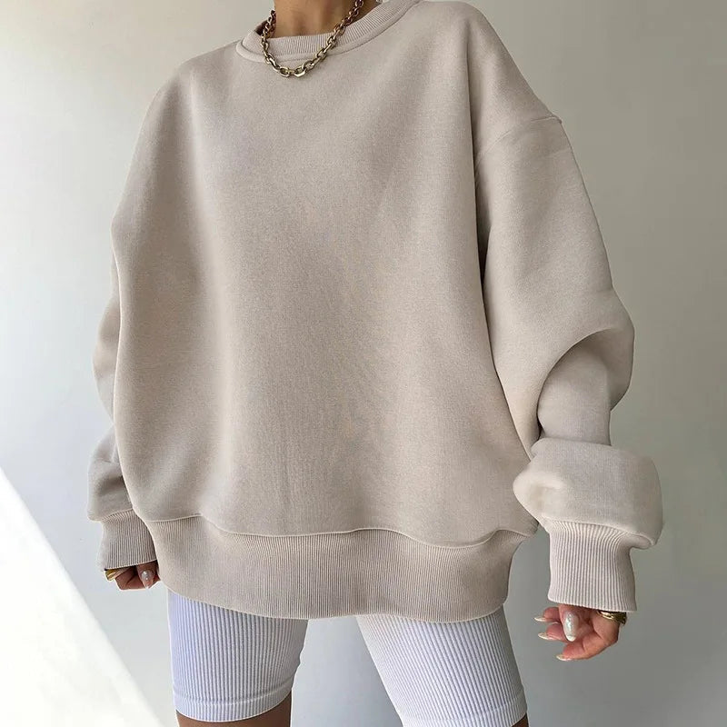 Long Sleeve Top Letters Pattern Pullovers Sweatshirt