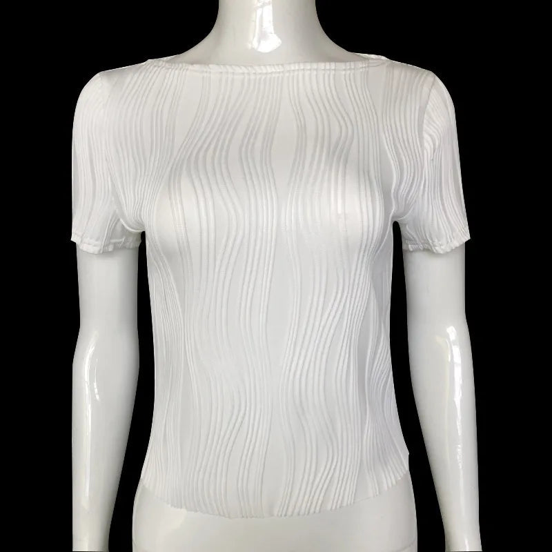 Ruched Long Sleeve Cropped Top