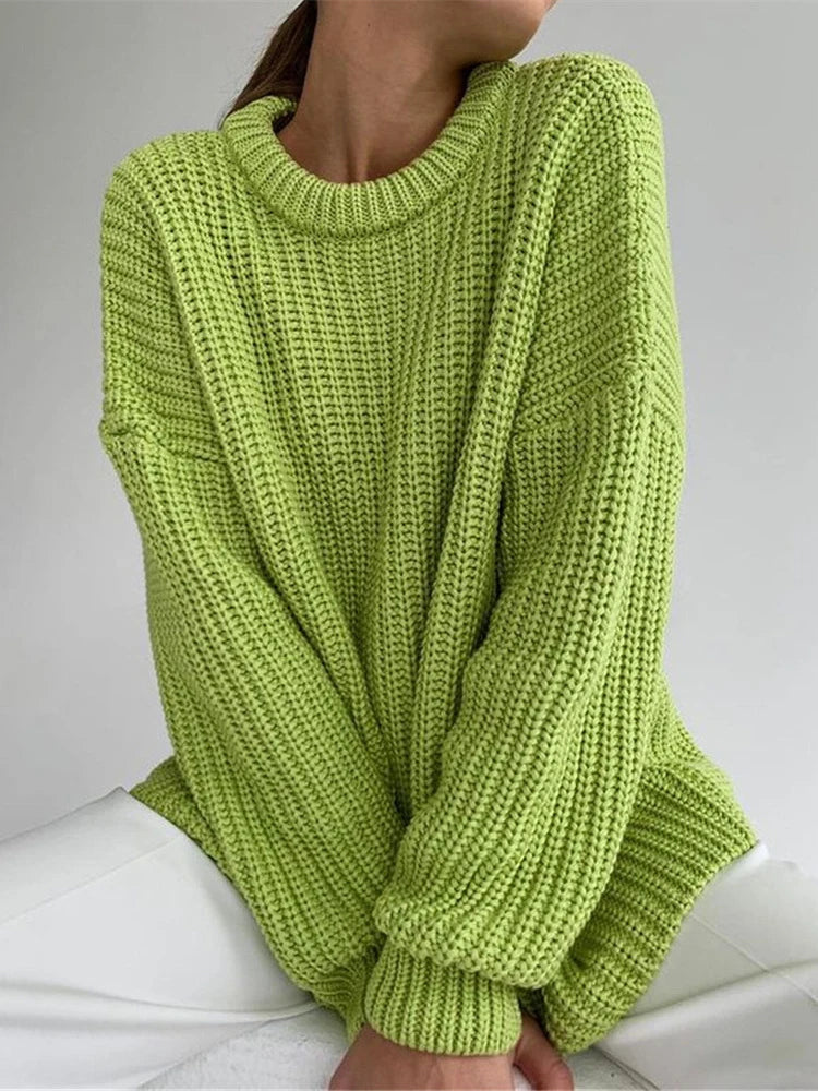 Knitted Oversized Pullover Sweater