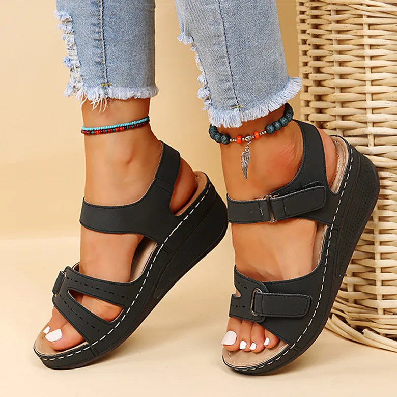 Peep-Toe Sandals