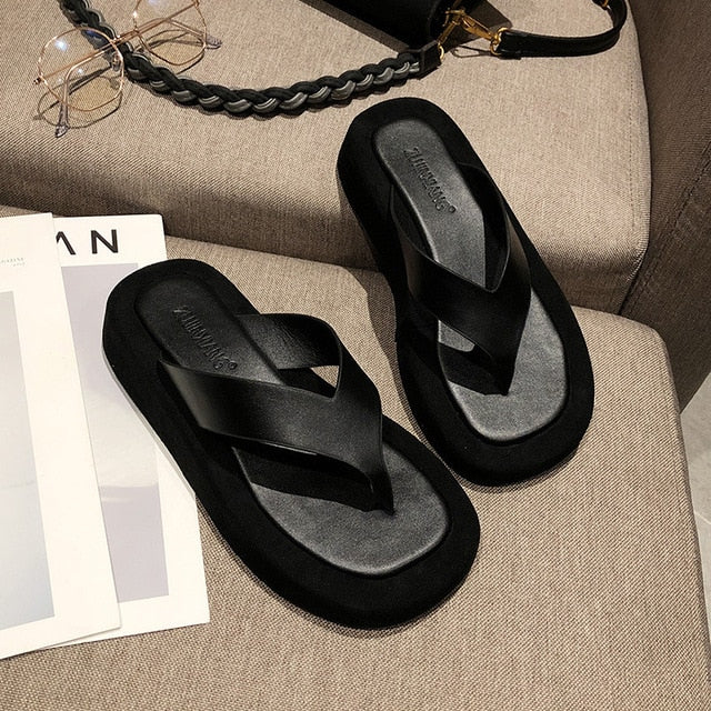 Thick Soled Flip Flops