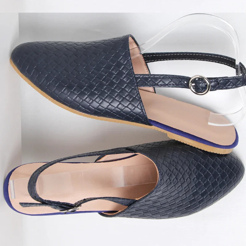 Buckle Strap Flat Sandals