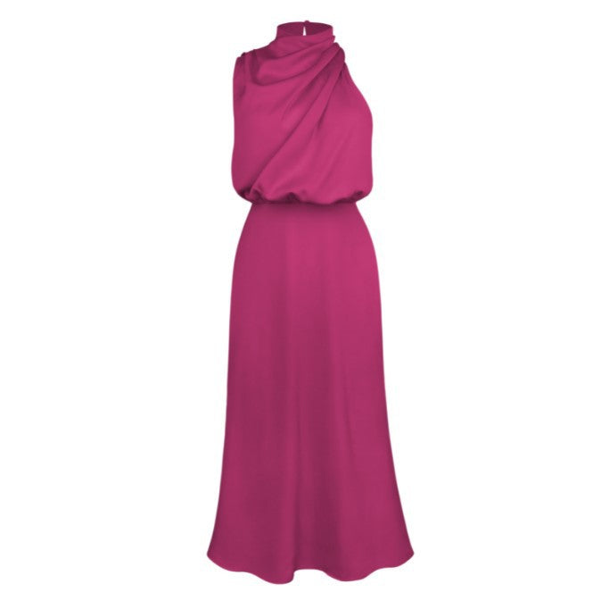 Satin Sleeveless Dress