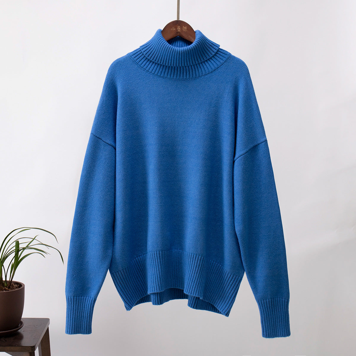 Turtleneck Oversized Casual Knitted Sweater