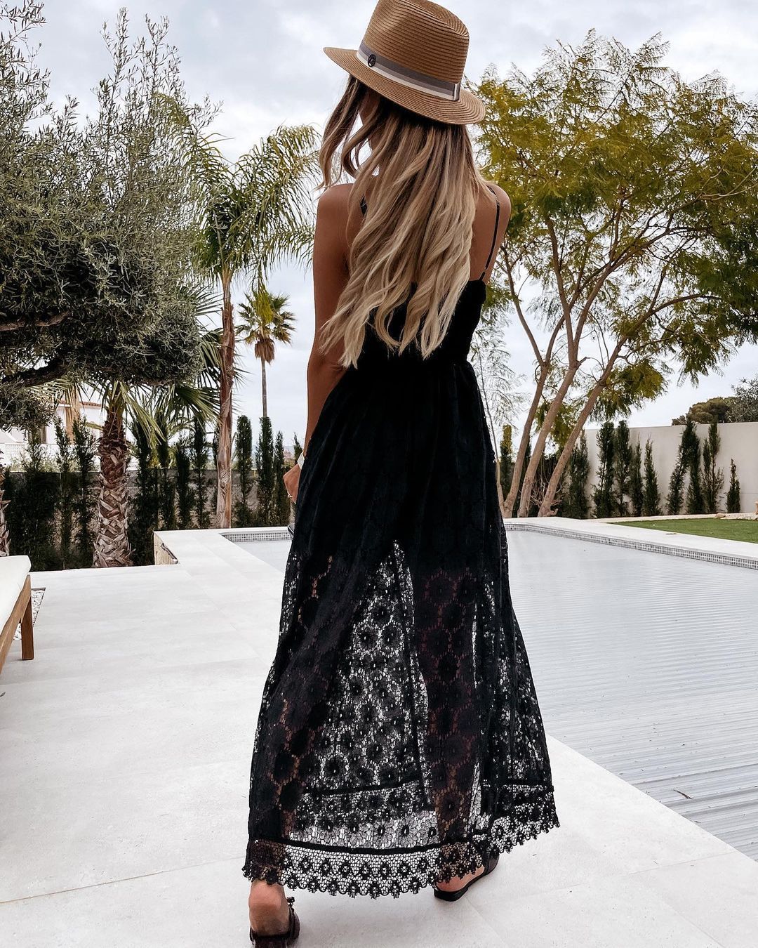 Boho Lace Patchwork Maxi Dress