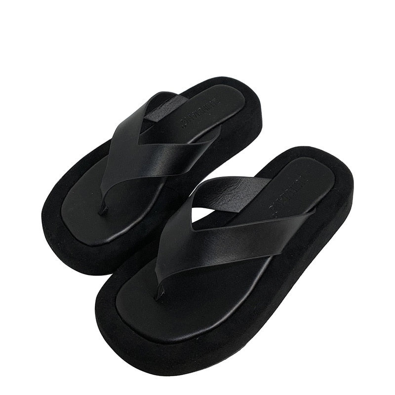 Thick Soled Flip Flops