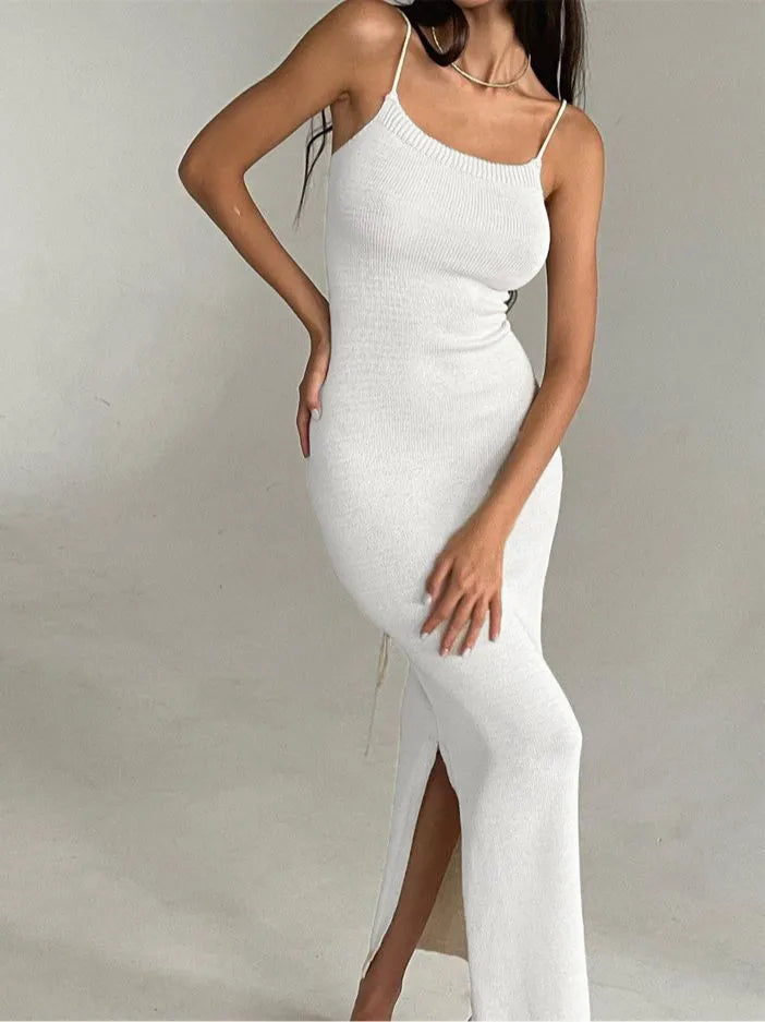 Backless Bandage Knitted Dress