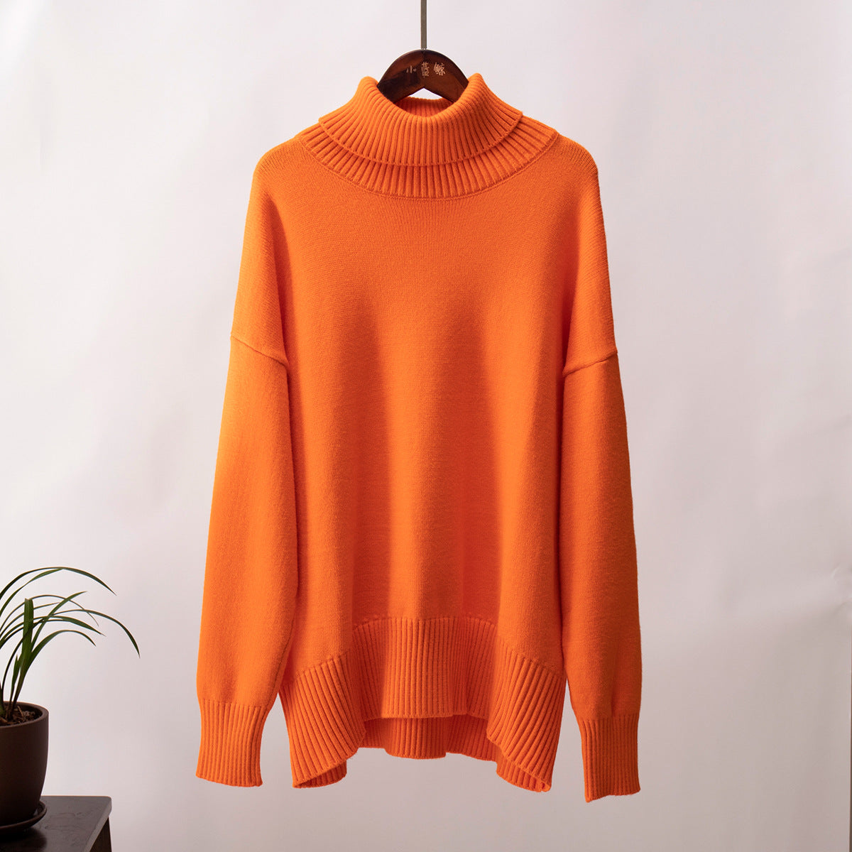Turtleneck Oversized Casual Knitted Sweater