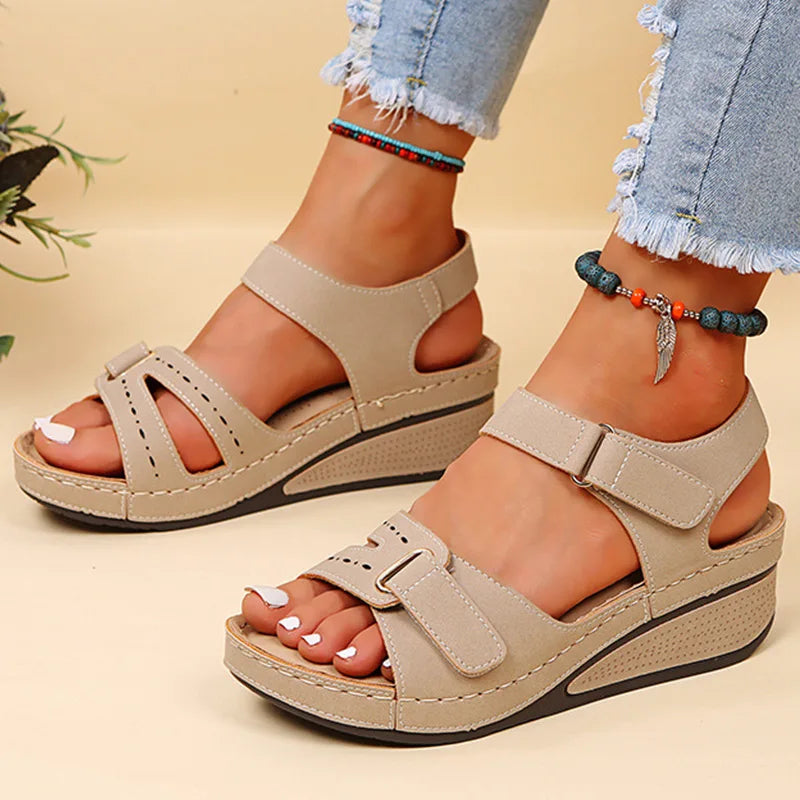 Peep-Toe Sandals