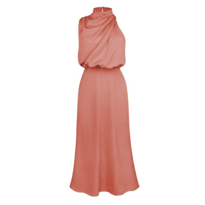 Satin Sleeveless Dress